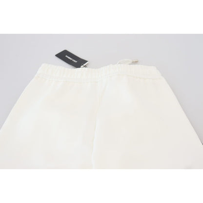 Dolce & Gabbana White DG Logo Sweatpants Pants Dolce & Gabbana