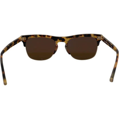 Dolce & Gabbana Brown Gold Acetate Havana DG430A Sunglasses