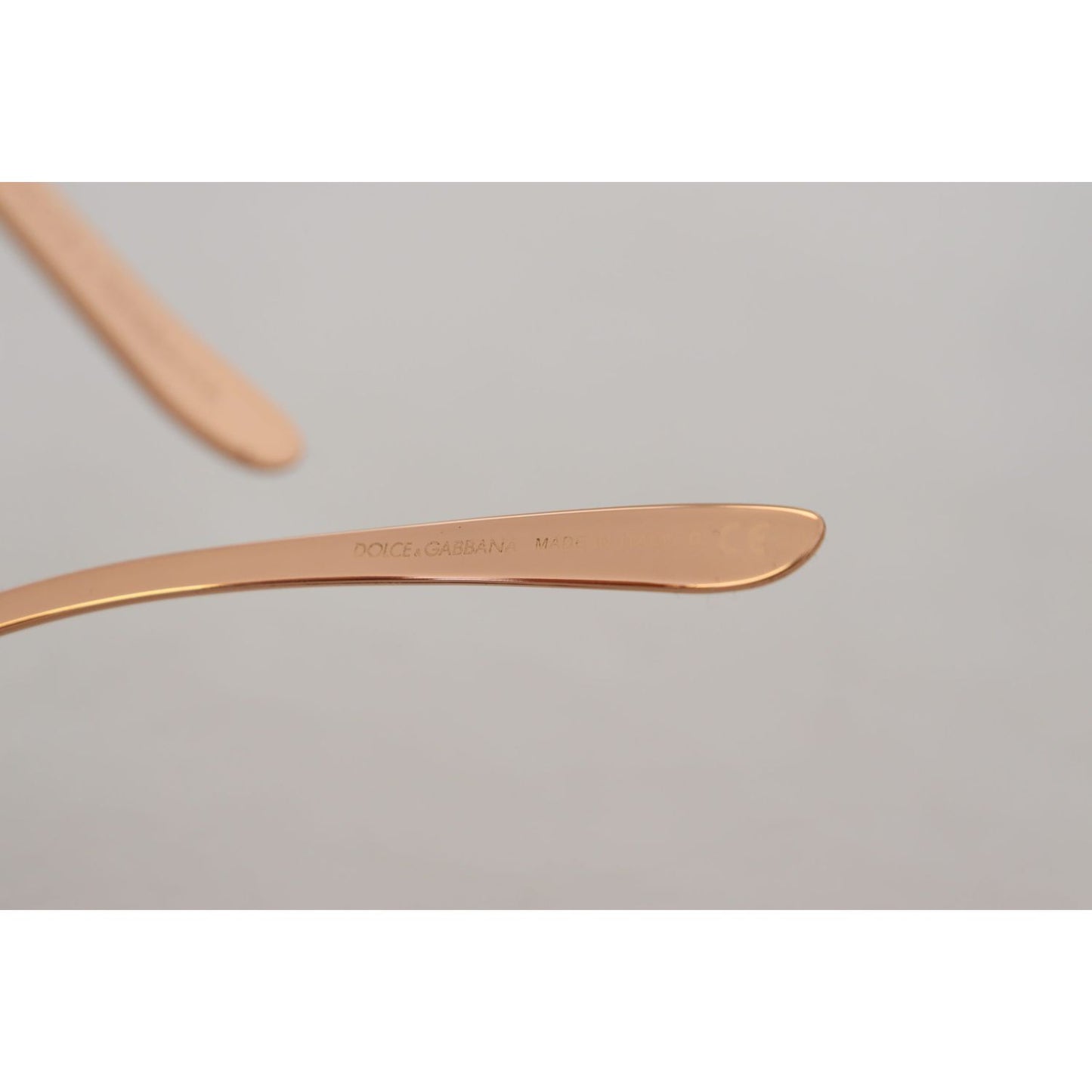 Dolce & Gabbana Pink Gold Rose Sequin Embroidery DG2202 Sunglasses