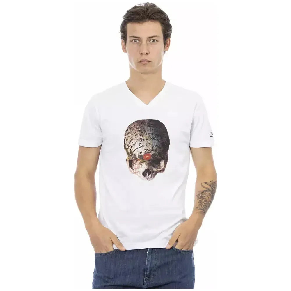 Trussardi Action White Cotton T-Shirt