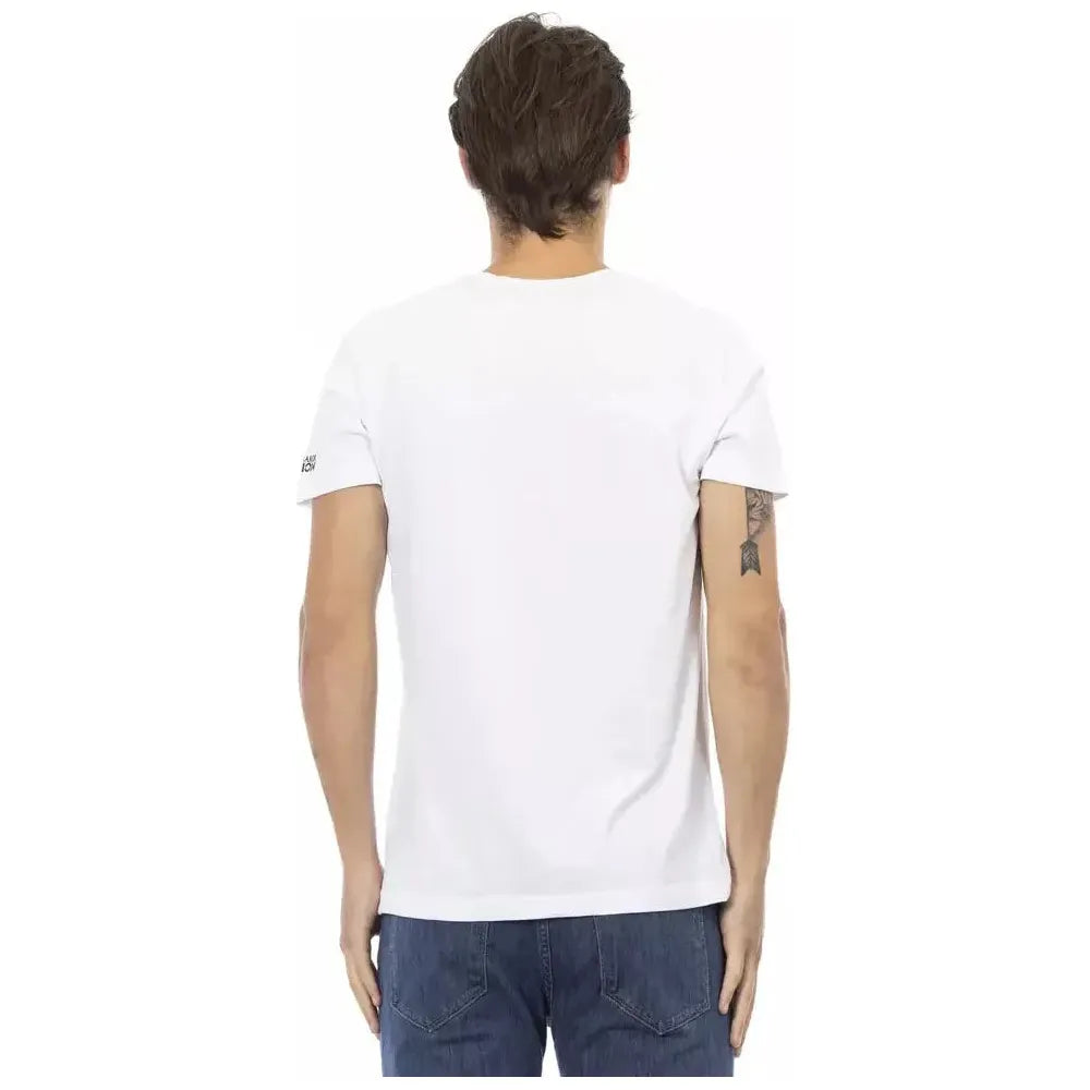 Trussardi Action White Cotton T-Shirt