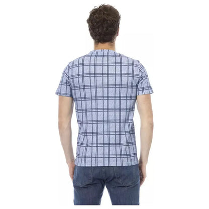 Baldinini Trend Light Blue Cotton Men T-Shirt