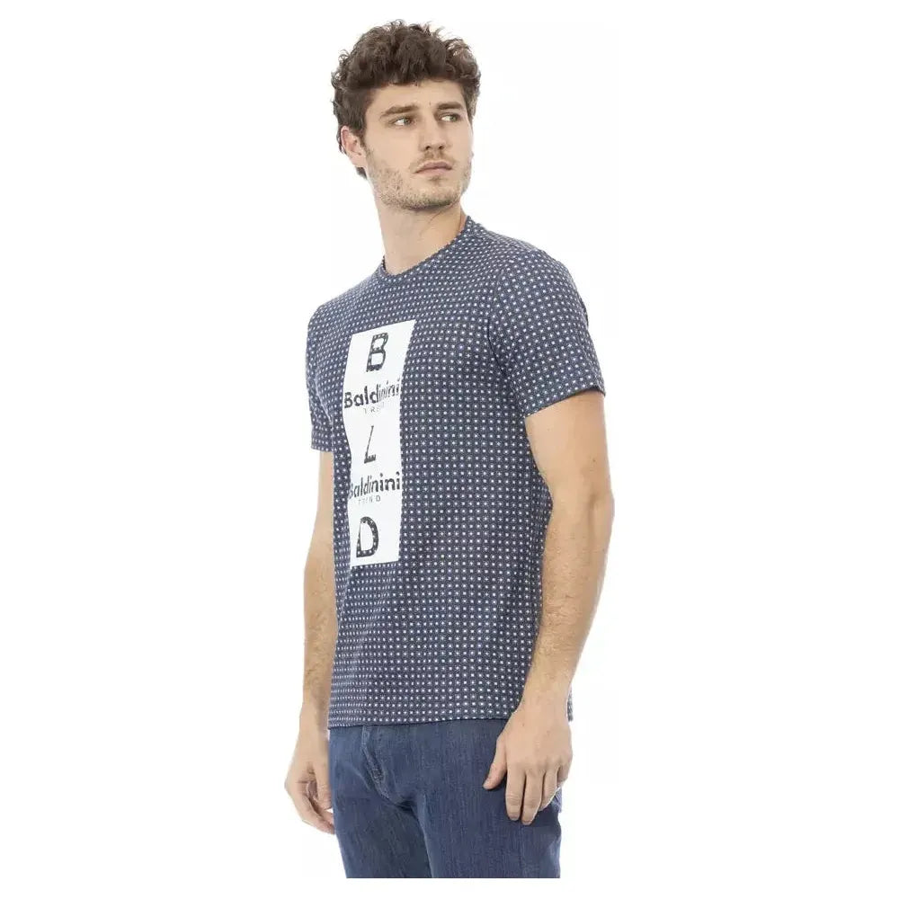 Baldinini Trend Gray Cotton T-Shirt