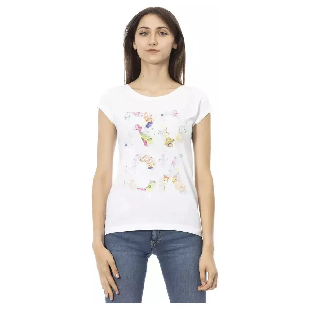 Trussardi Action White Cotton T-Shirt