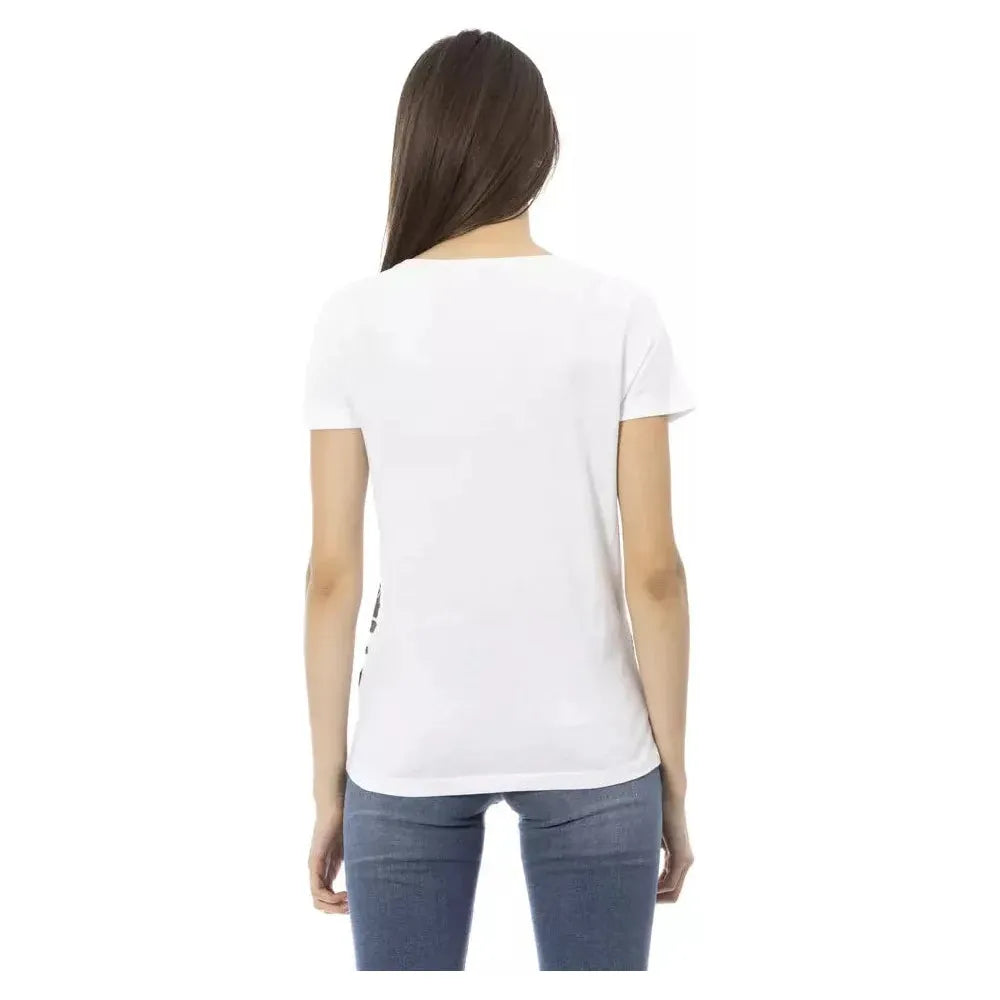 Trussardi Action White Cotton T-Shirt