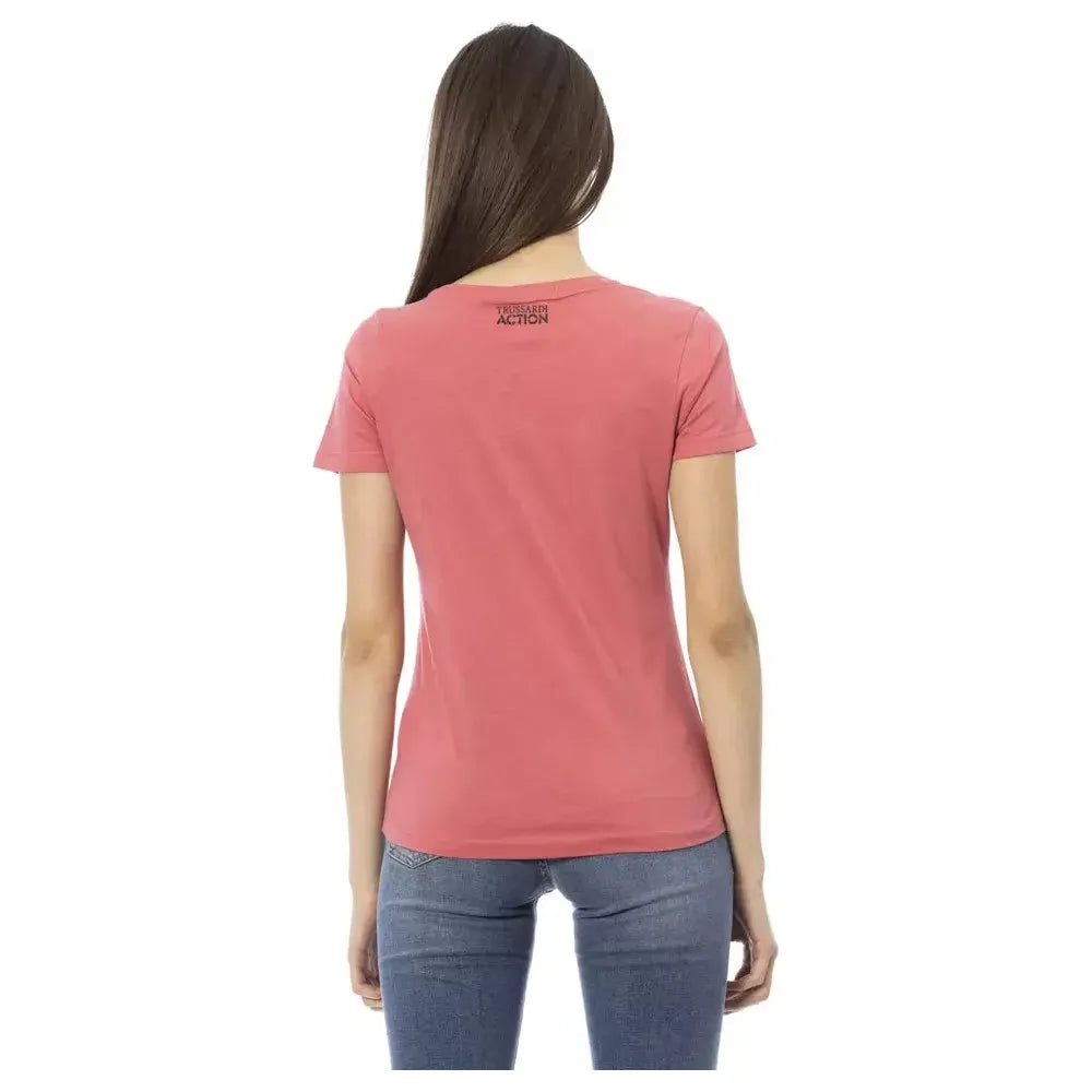 Trussardi Action Multicolor Cotton Women T-Shirt