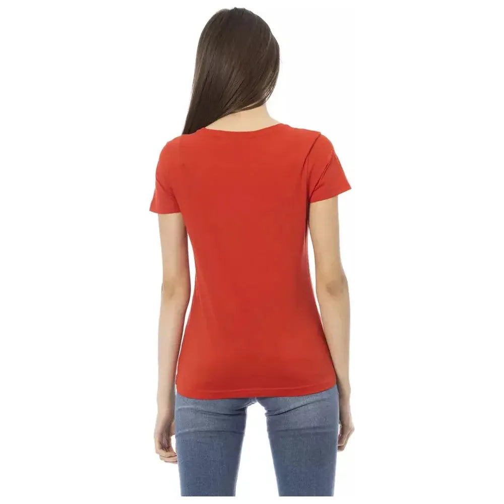 Trussardi Action Red Cotton T-Shirt