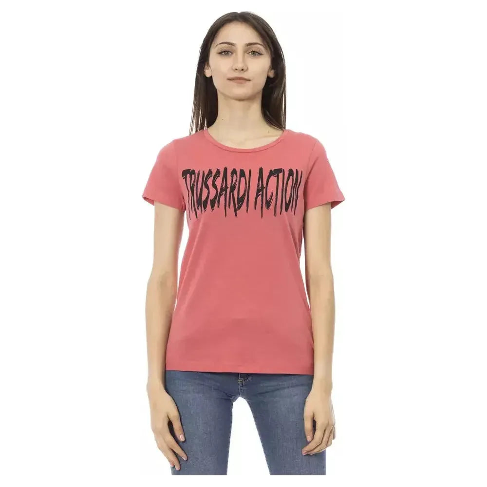 Trussardi Action Multicolor Cotton T-Shirt