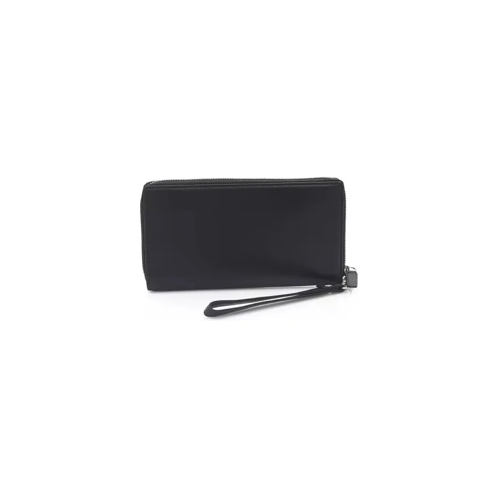 Automobili Lamborghini Black Calfskin Men Wallet AU-22978