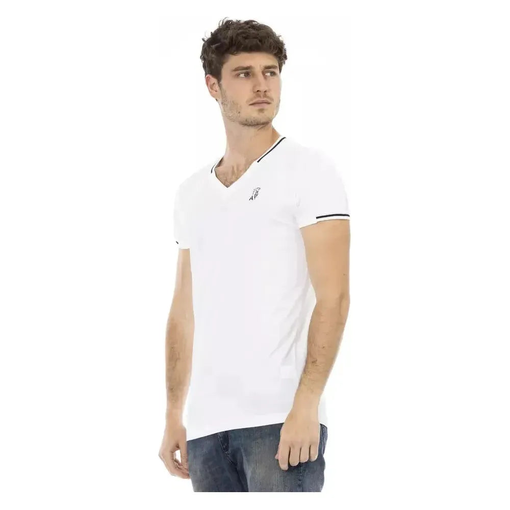 Trussardi Action White Cotton T-Shirt