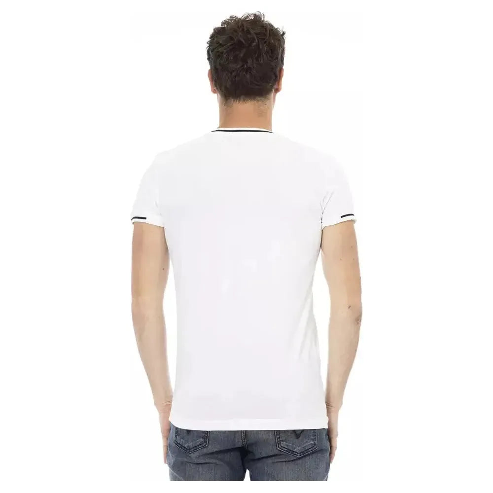 Trussardi Action White Cotton T-Shirt