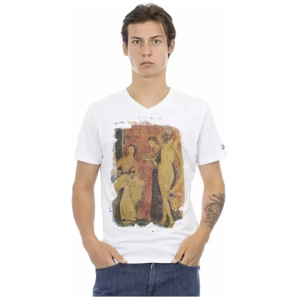 Trussardi Action White Cotton T-Shirt