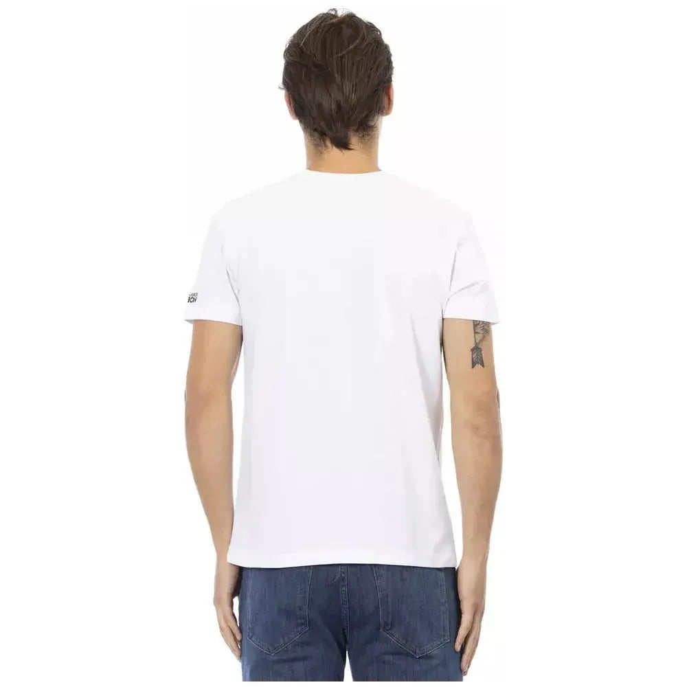 Trussardi Action White Cotton T-Shirt