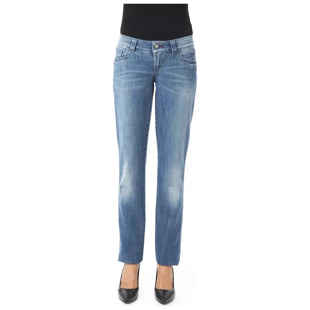 BYBLOS Blue Cotton Jeans Denim