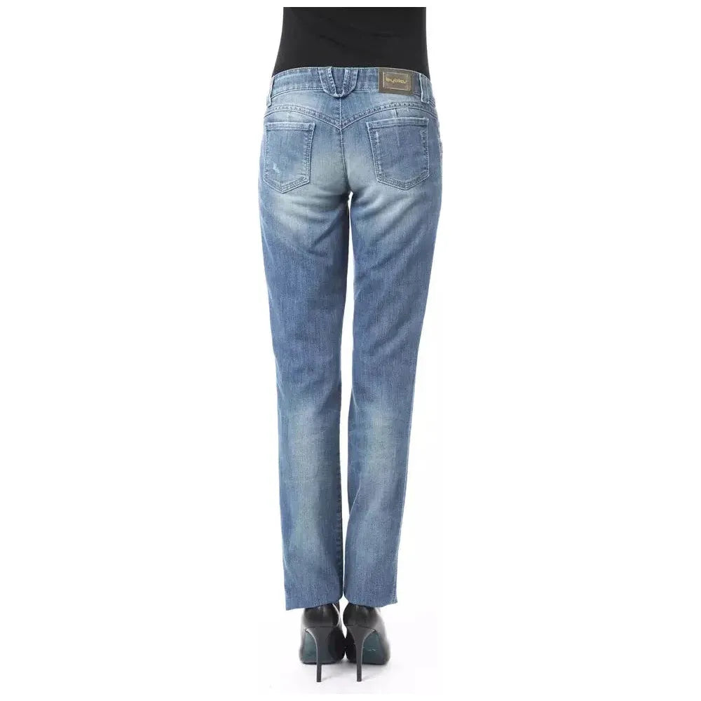 BYBLOS Blue Cotton Jeans Denim