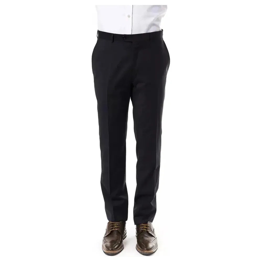 Uominitaliani Gray Wool Pant