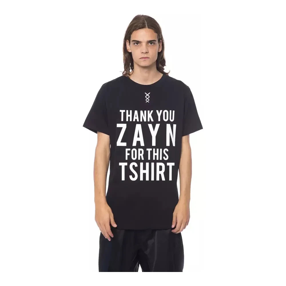 Nicolo Tonetto Black Cotton T-Shirt