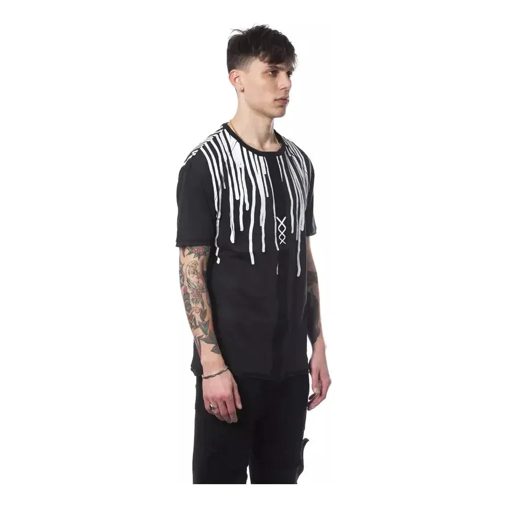 Nicolo Tonetto Black Cotton T-Shirt