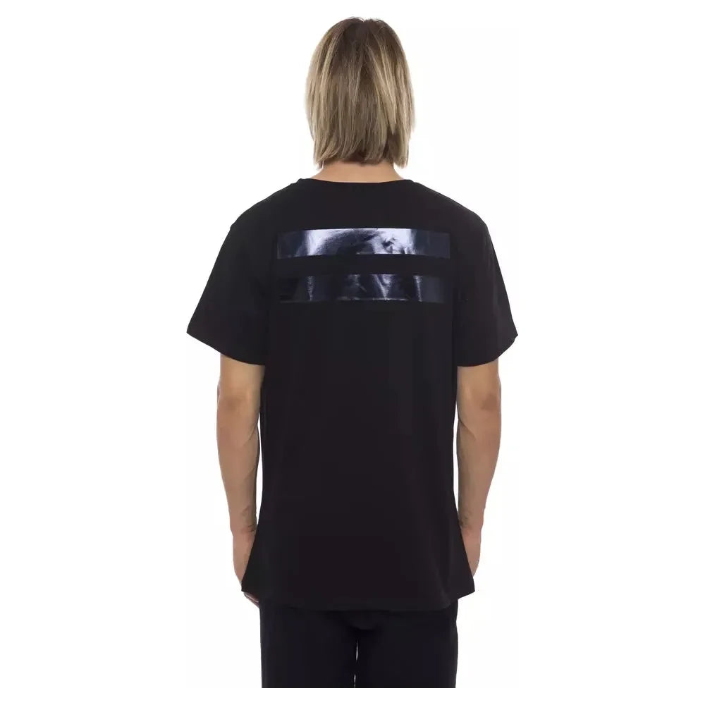 Nicolo Tonetto Black Cotton T-Shirt