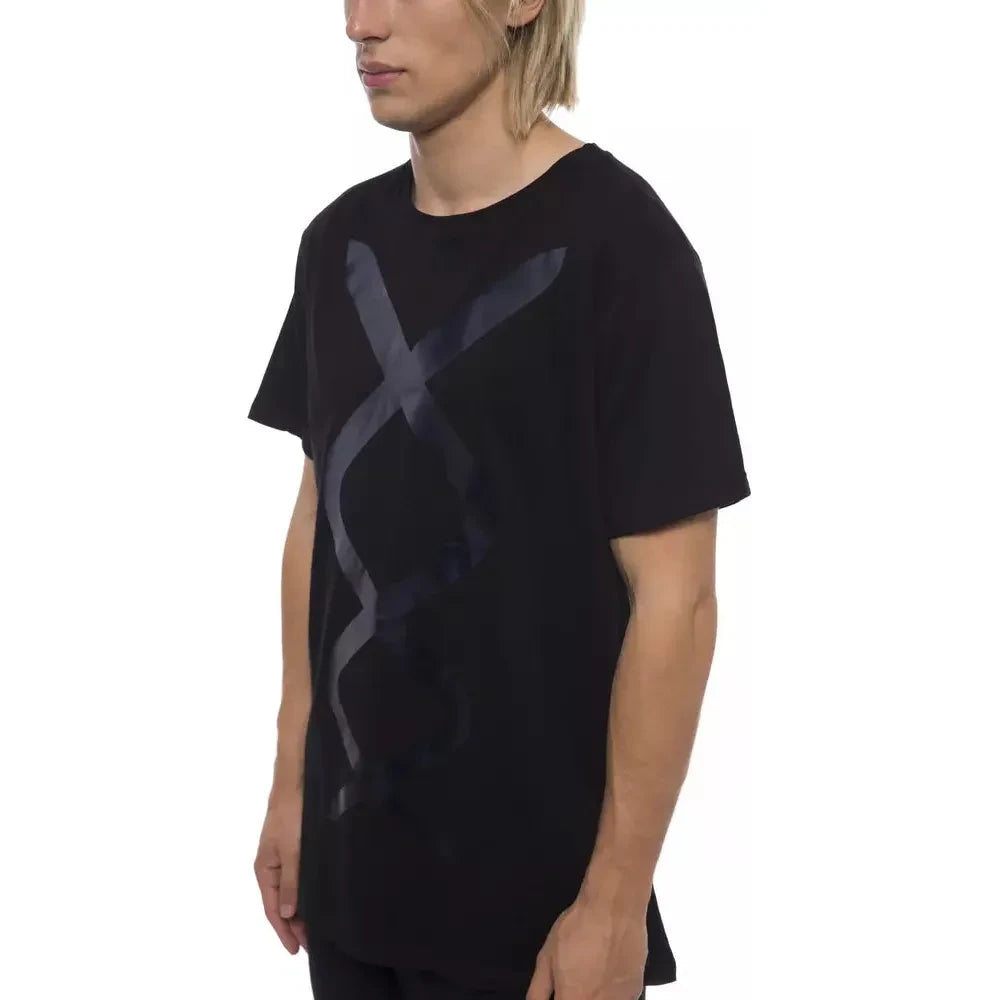 Nicolo Tonetto Black Cotton T-Shirt