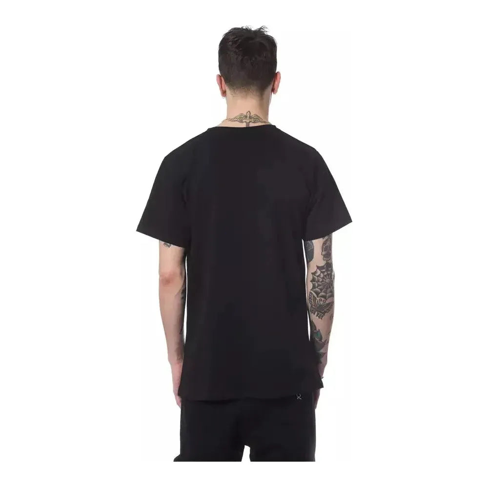 Nicolo Tonetto Black Cotton T-Shirt
