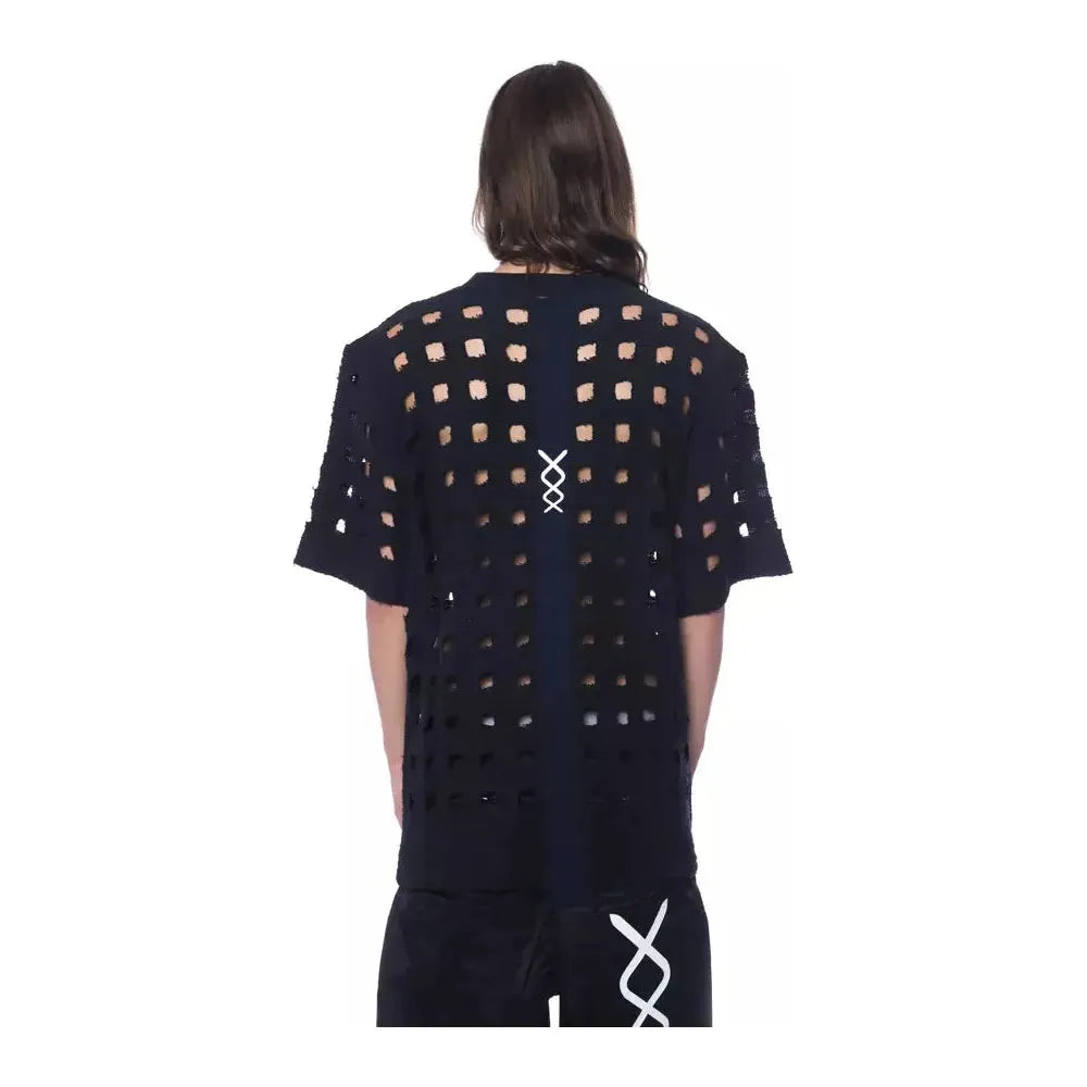 Nicolo Tonetto Black Cotton T-Shirt