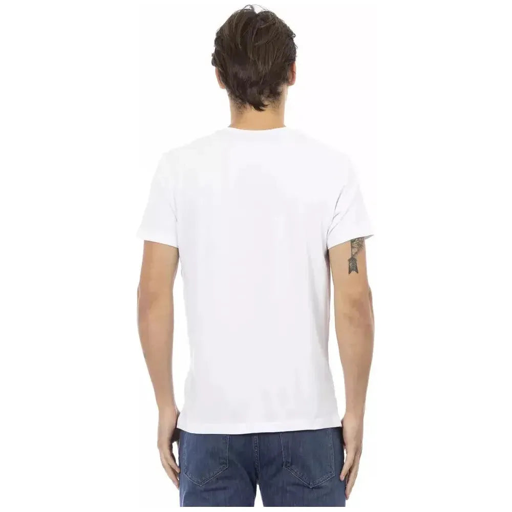 Trussardi Action White Cotton T-Shirt