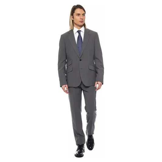Billionaire Italian Couture Gray Wool Men Blazer BI-10383-IT50 | L