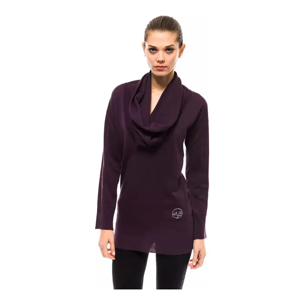Montana Blu Purple Wool Sweater