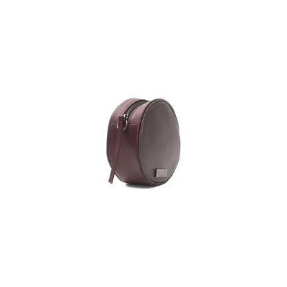 Pompei Donatella Burgundy Leather Crossbody Bag