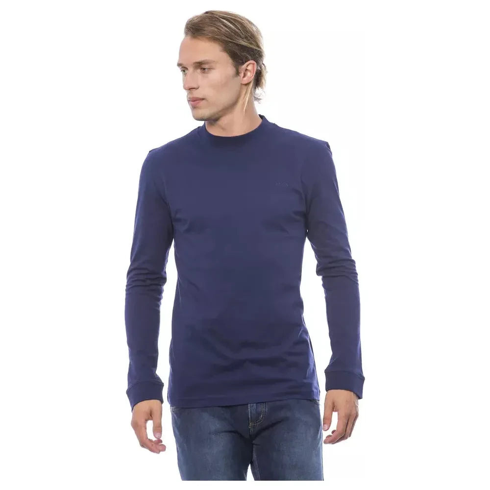 Verri Blue Cotton Sweater