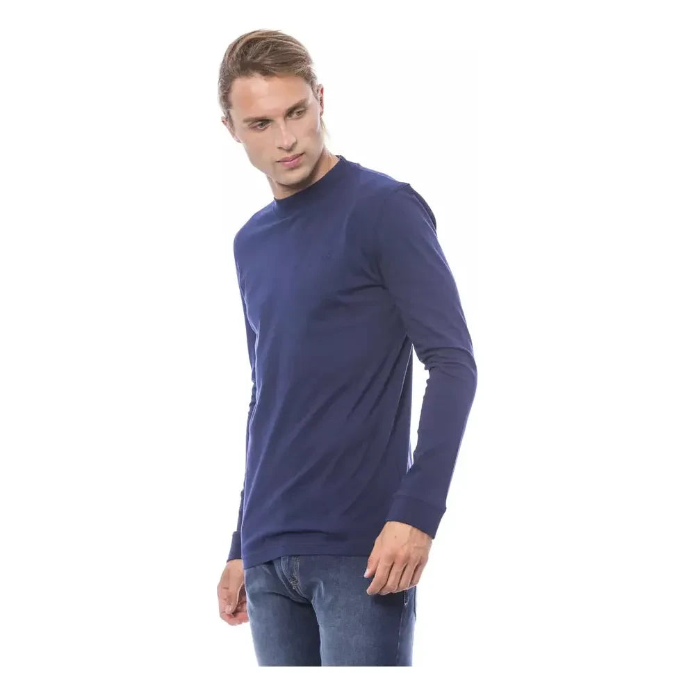 Verri Blue Cotton Sweater