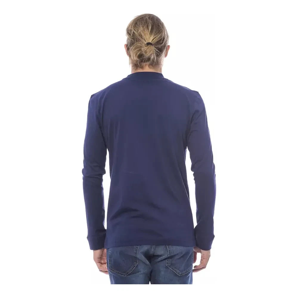 Verri Blue Cotton Sweater