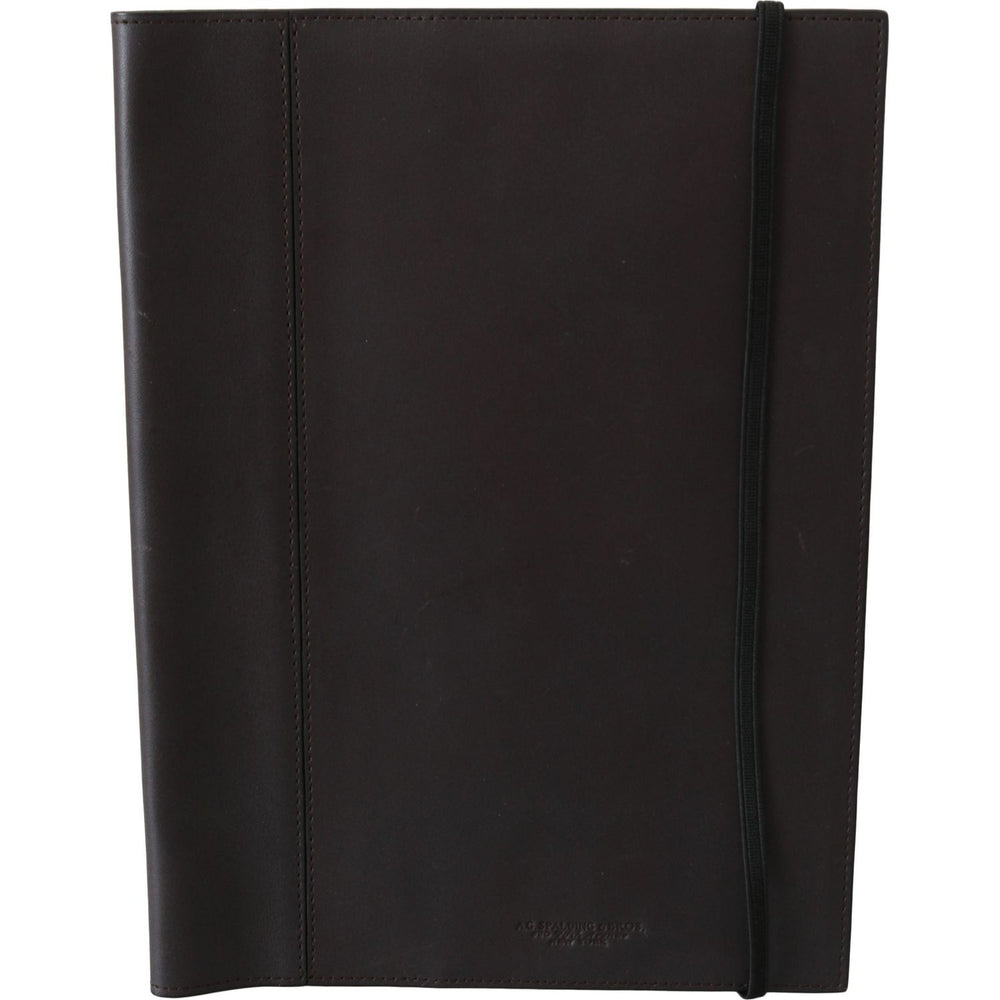 A.G. Spalding & Bros Black Leather Bifold Travel Holder Logo Wallet VAS9177