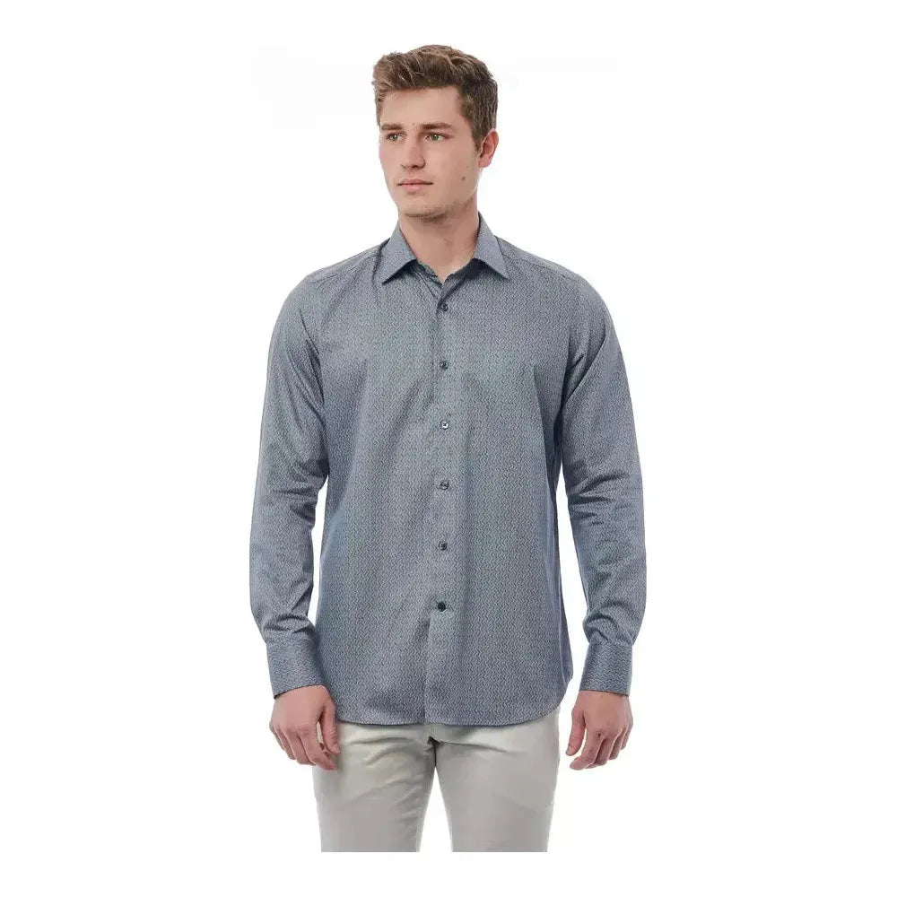 Bagutta Black Cotton Shirt