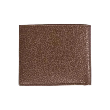 Trussardi Brown Leather Men Wallet MAN WALLETS