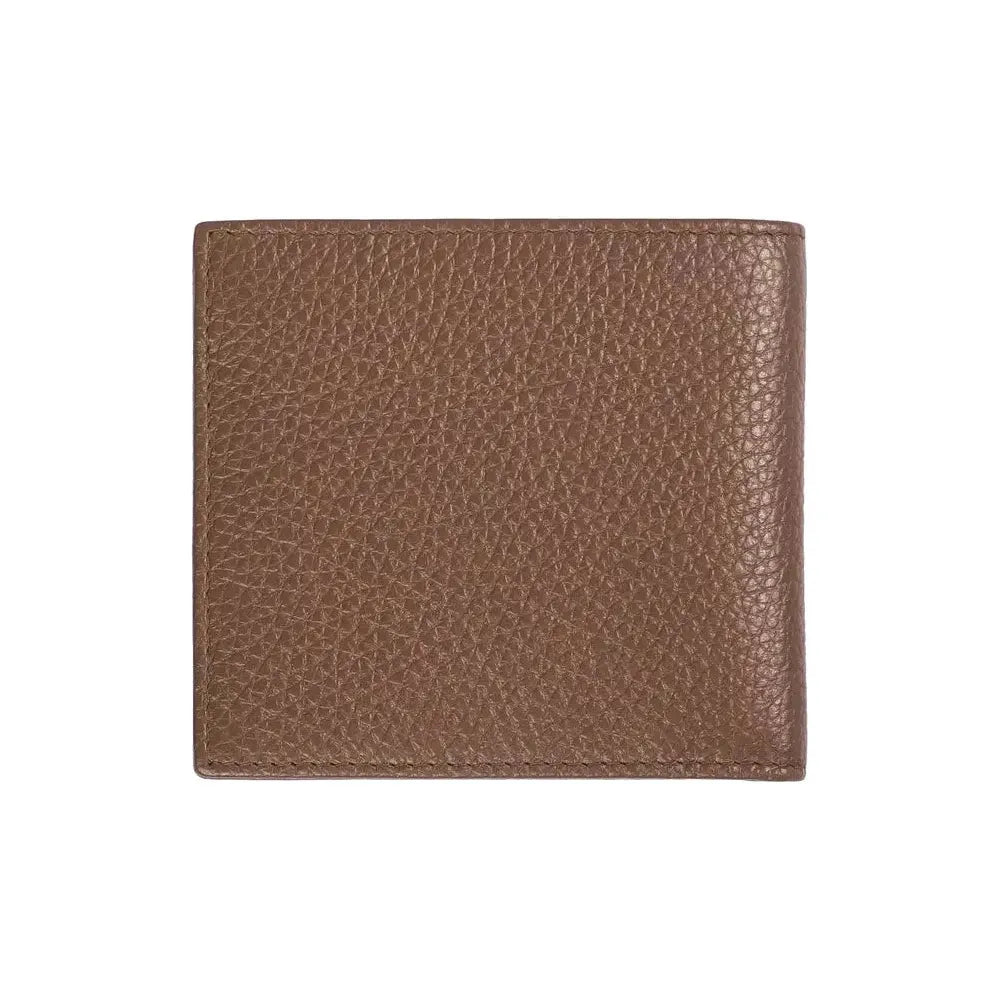 Trussardi Brown Leather Men Wallet