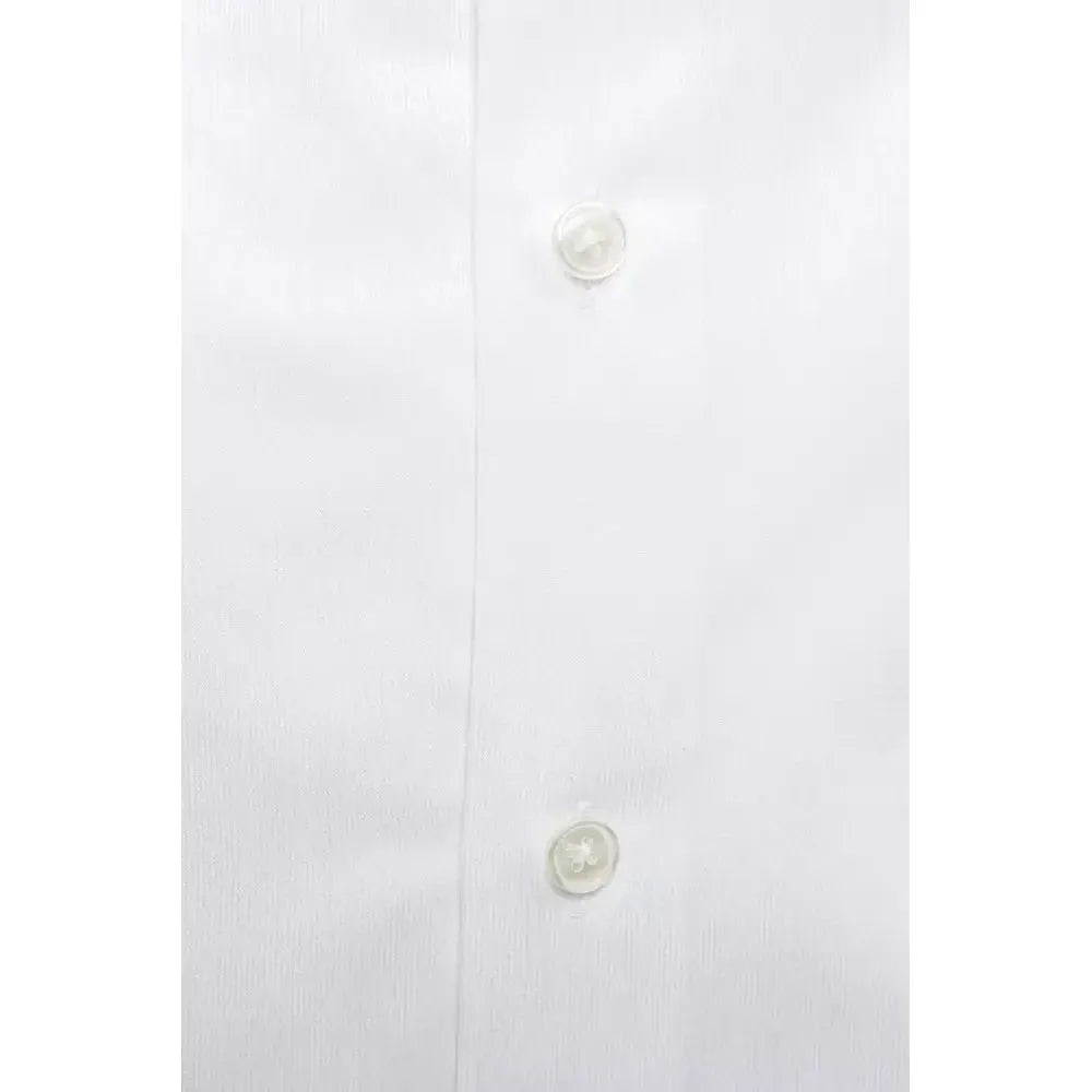 Robert Friedman White Cotton Men's Shirt
