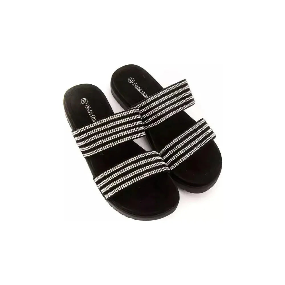 Péché Originel Silver Textile Sandal