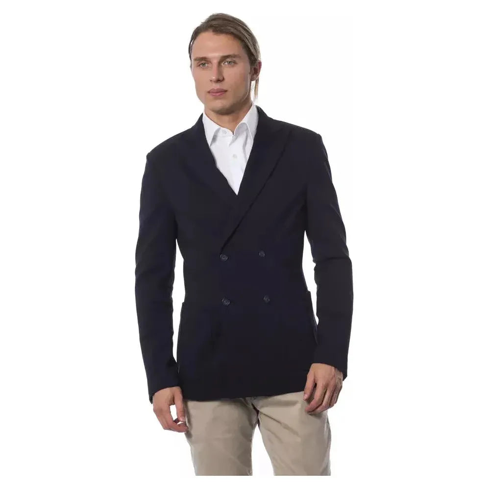 Verri Blue Viscose Suits & Blazer