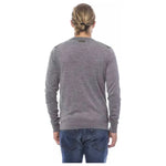 Verri Gray Wool Men Cardigan VE-18288-XL