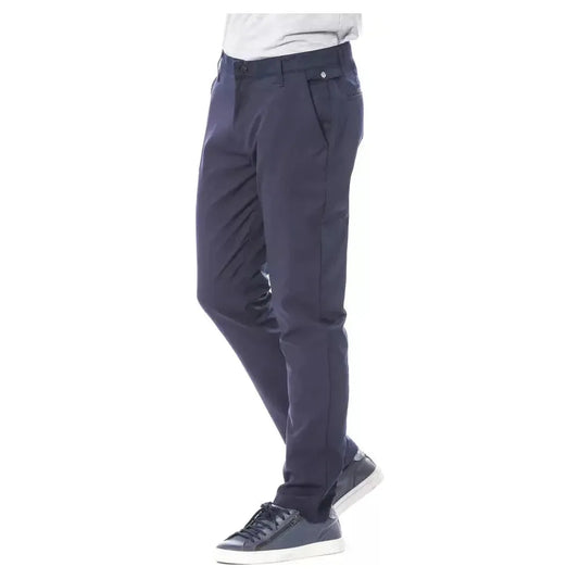 Verri Blue Polyester Men Pant VE-18275-W31