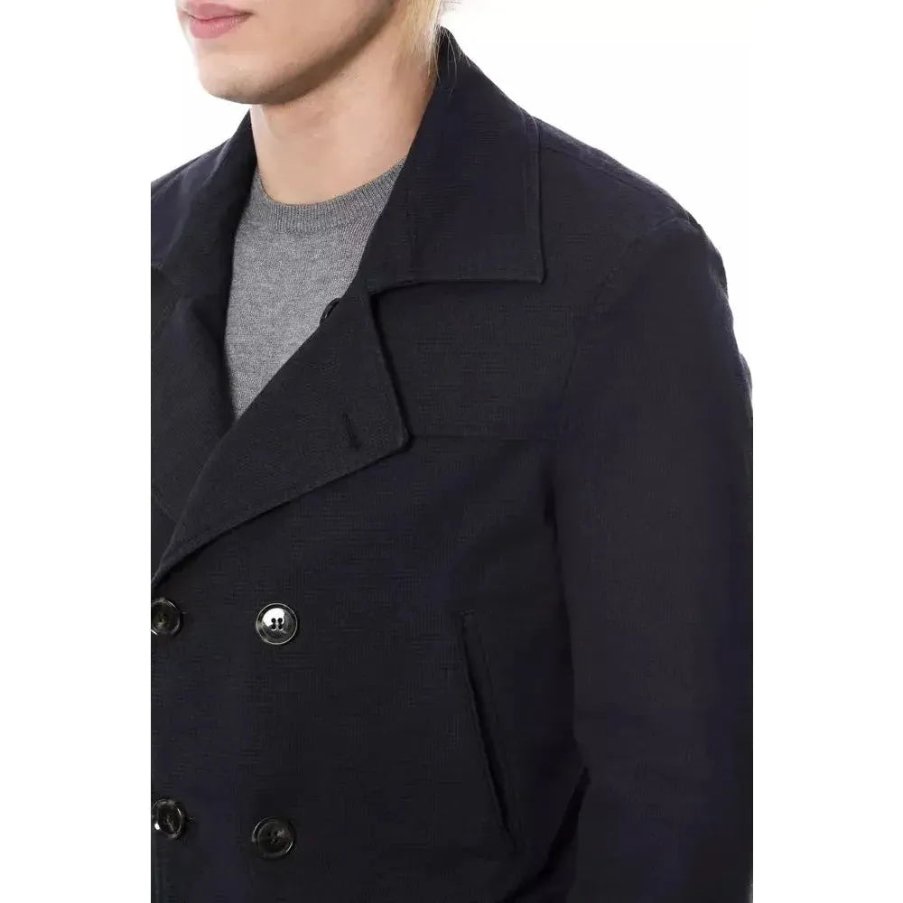 Verri Blue Cotton Suits & Blazer