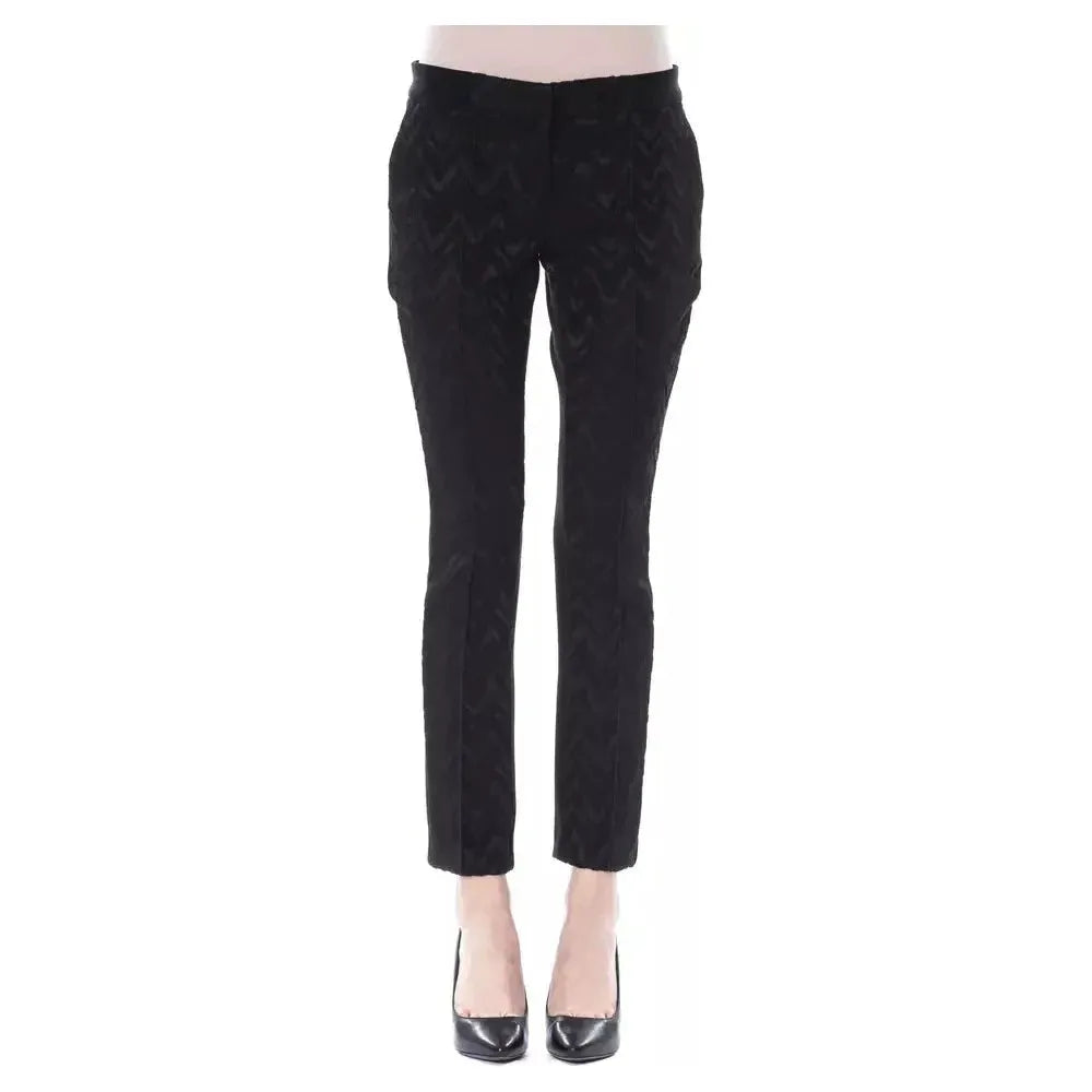 BYBLOS Black Marabou Pant