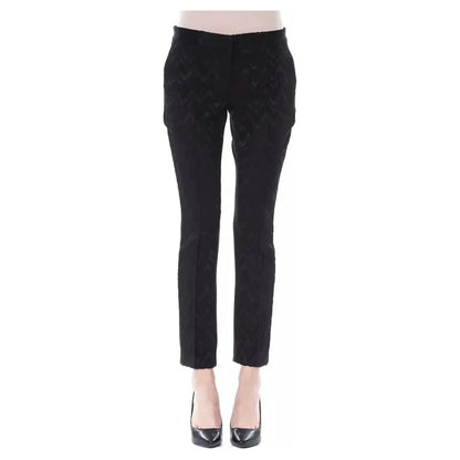 BYBLOS Black Marabou Women's Pants
