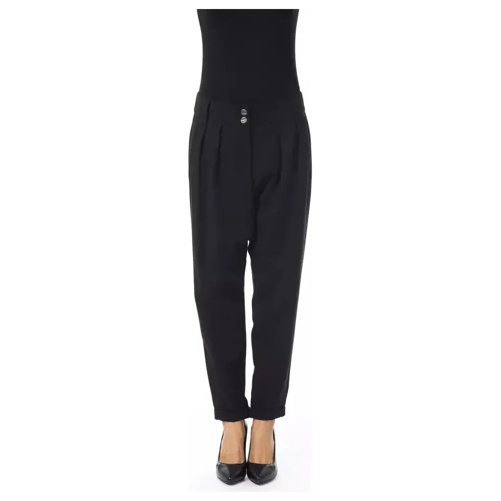 BYBLOS Black Polyester Pant