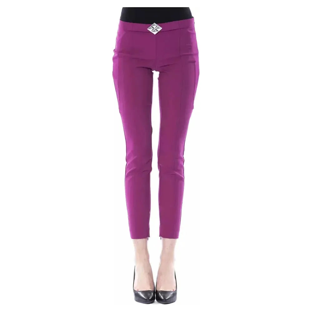 BYBLOS Purple Polyester Pant
