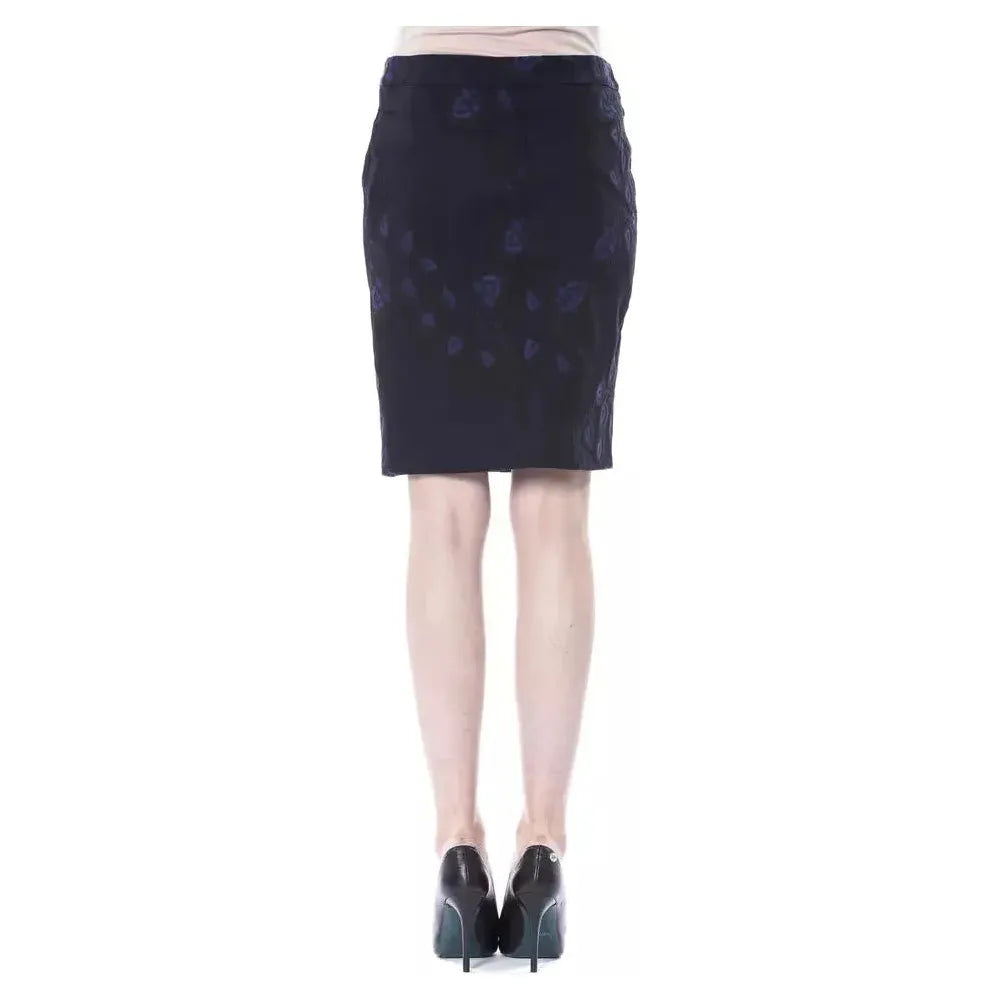 BYBLOS Blue Cotton Skirt