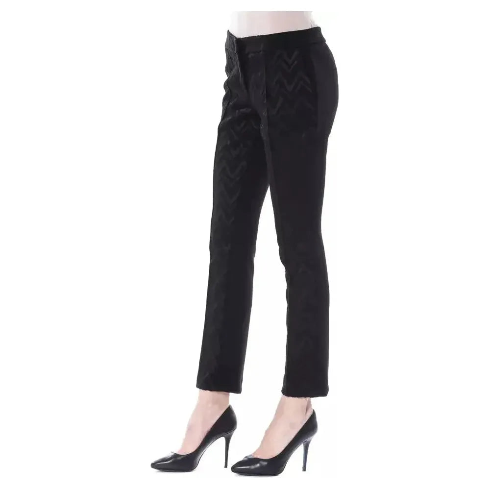 BYBLOS Black Marabou Pant