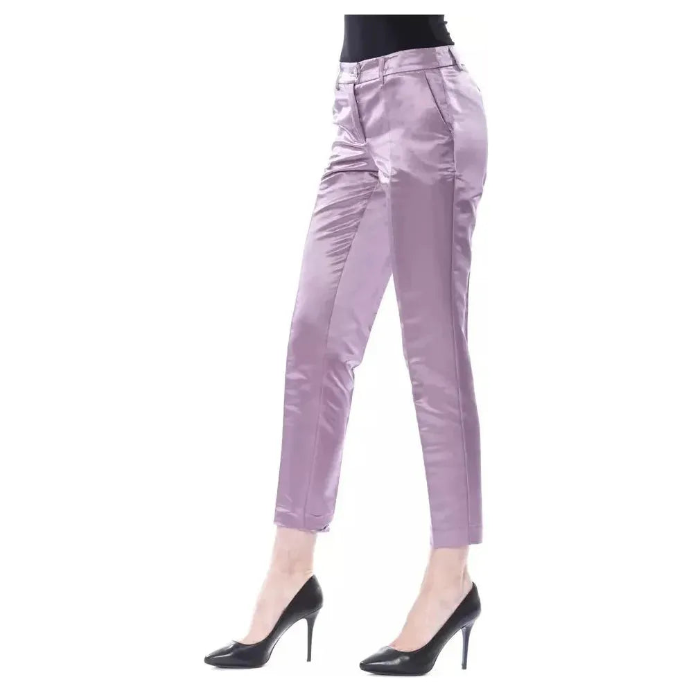 BYBLOS Purple Cotton Pant